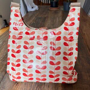 Orla Kiely Vintage *Rare* Red/pink Multi Stem Crossbody bag.